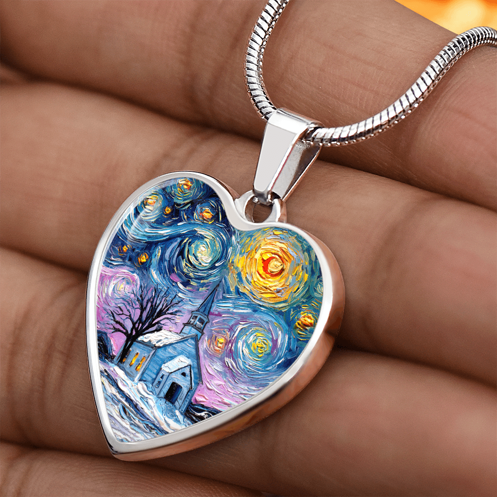 O Holy Night Starry Night Necklace