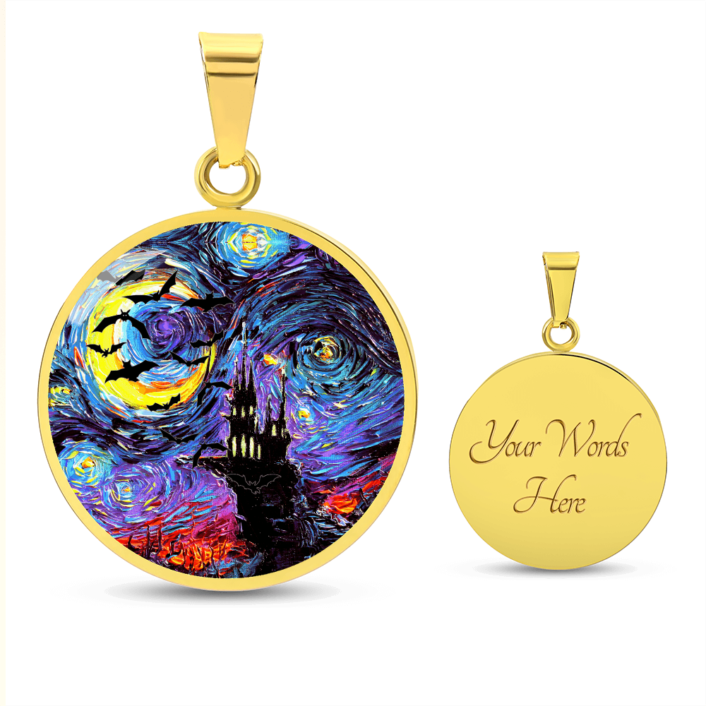 Transylvanian Night Starry Night Round Necklace