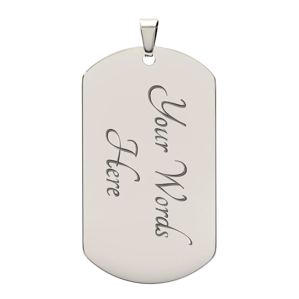 Miniature Pinscher Starry Night Dog Tag Necklace