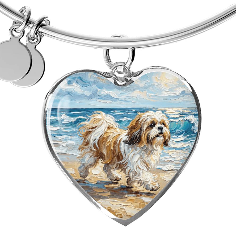 Beach Days - Shih Tzu Heart Bracelet