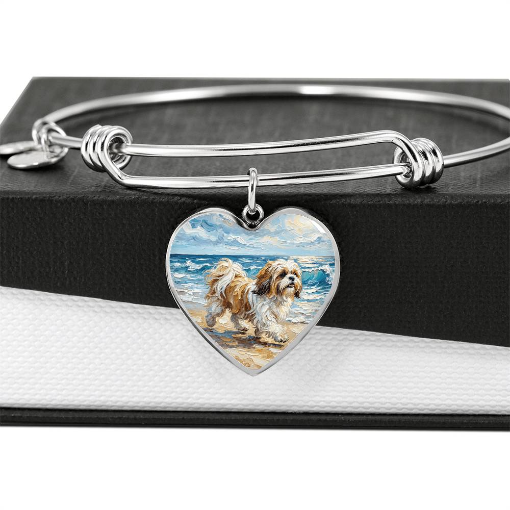 Beach Days - Shih Tzu Heart Bracelet