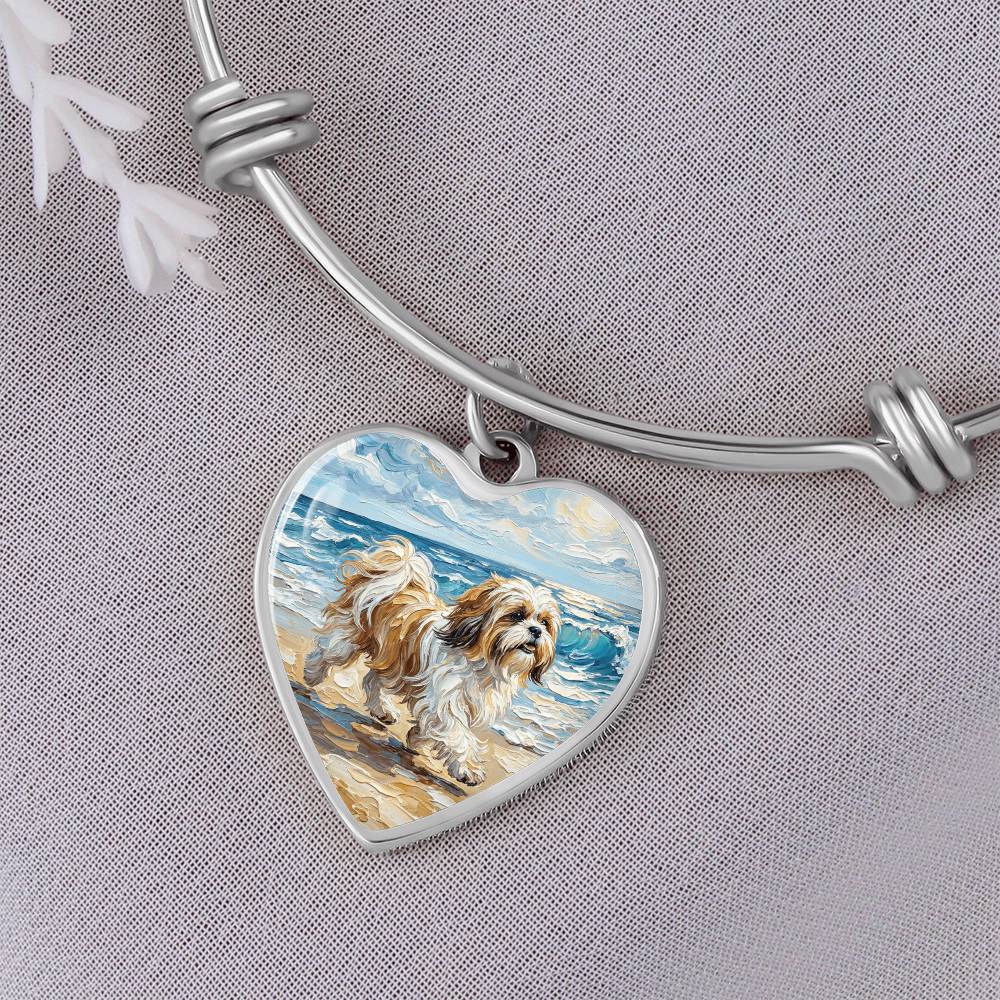 Beach Days - Shih Tzu Heart Bracelet