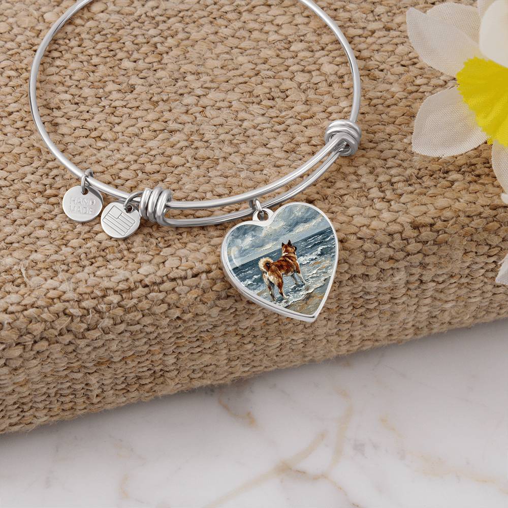 Beach Day - Akita Heart Bracelet