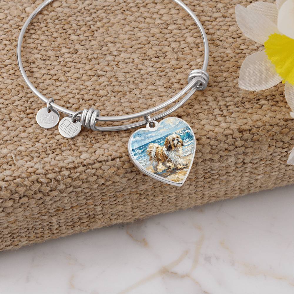 Beach Days - Shih Tzu Heart Bracelet