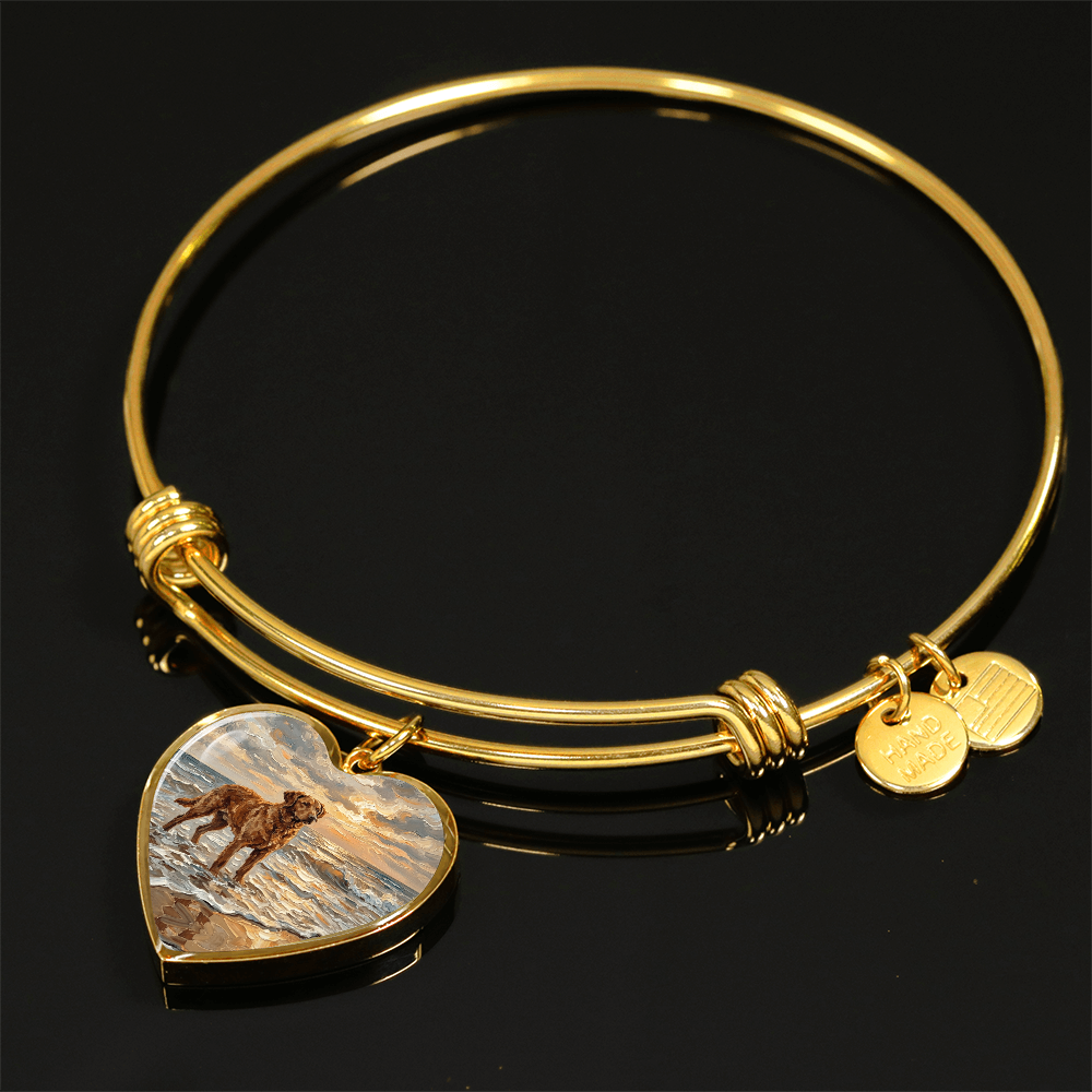 Beach Day - Chesapeake Bay Retriever Heart Bracelet