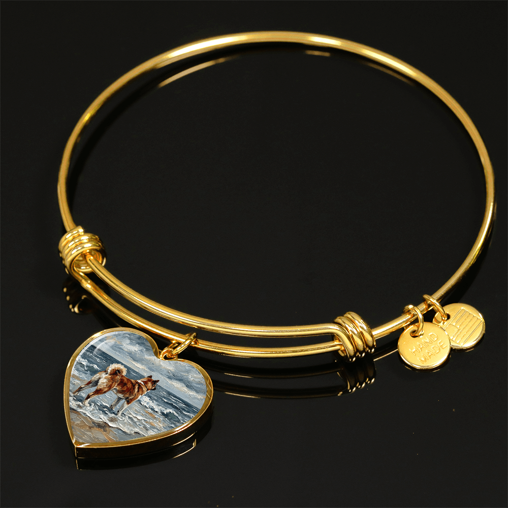 Beach Day - Akita Heart Bracelet