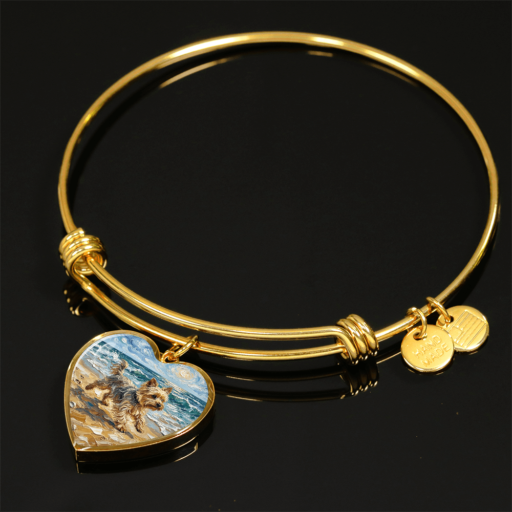 Beach Days - Yorkie Heart Bracelet