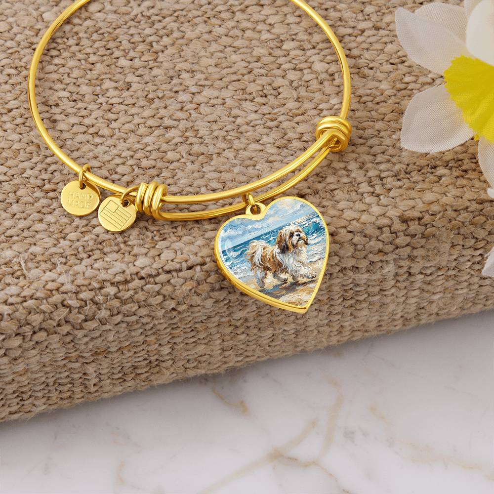 Beach Days - Shih Tzu Heart Bracelet