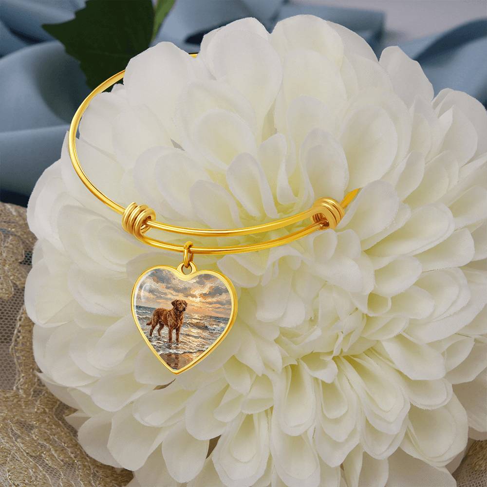 Beach Day - Chesapeake Bay Retriever Heart Bracelet