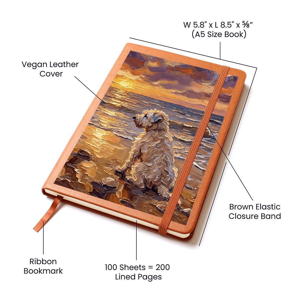 Beach days - Wheaten Leather Journal
